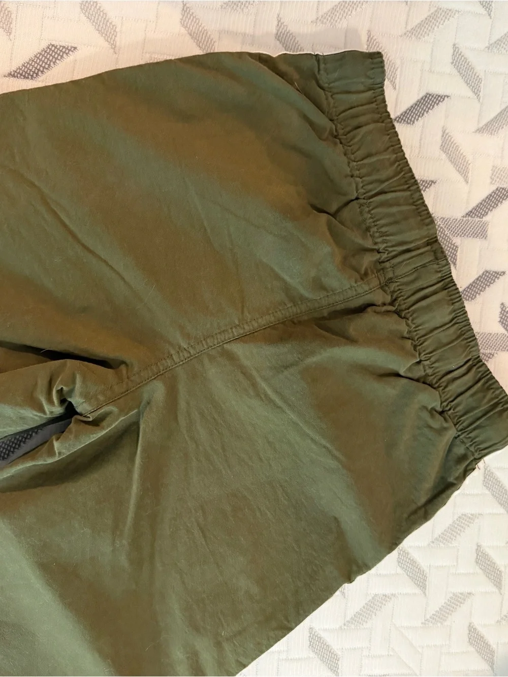 Gymboree Olive Green Stripe Side-Panel Pants